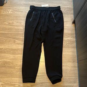 NWT jcrew black jogger pants